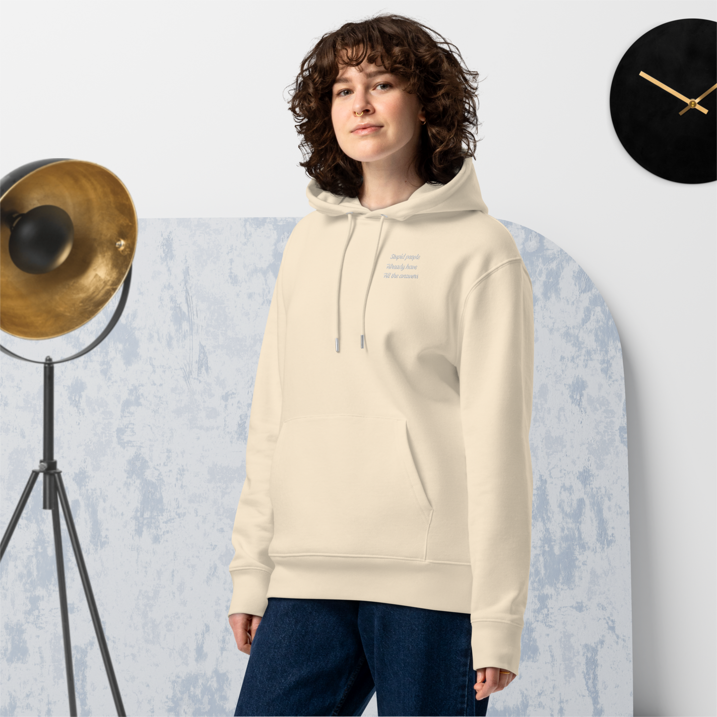 Stupid People Already Have All Answers | Unisex Eco Hoodie