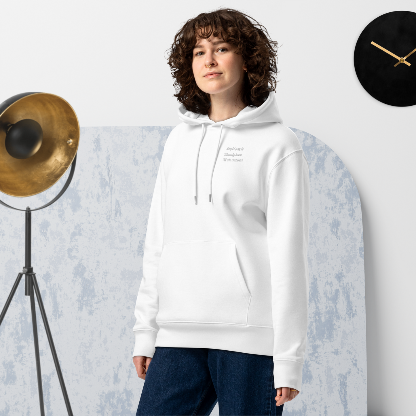Stupid People Already Have All Answers | Unisex Eco Hoodie