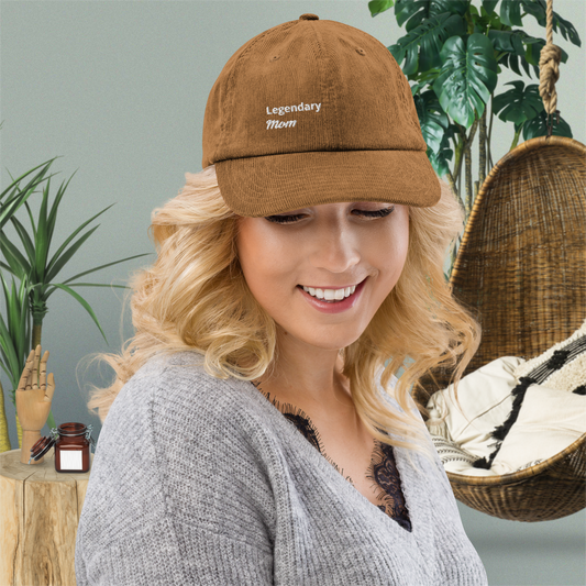 Legendary Mom | Corduroy Cap