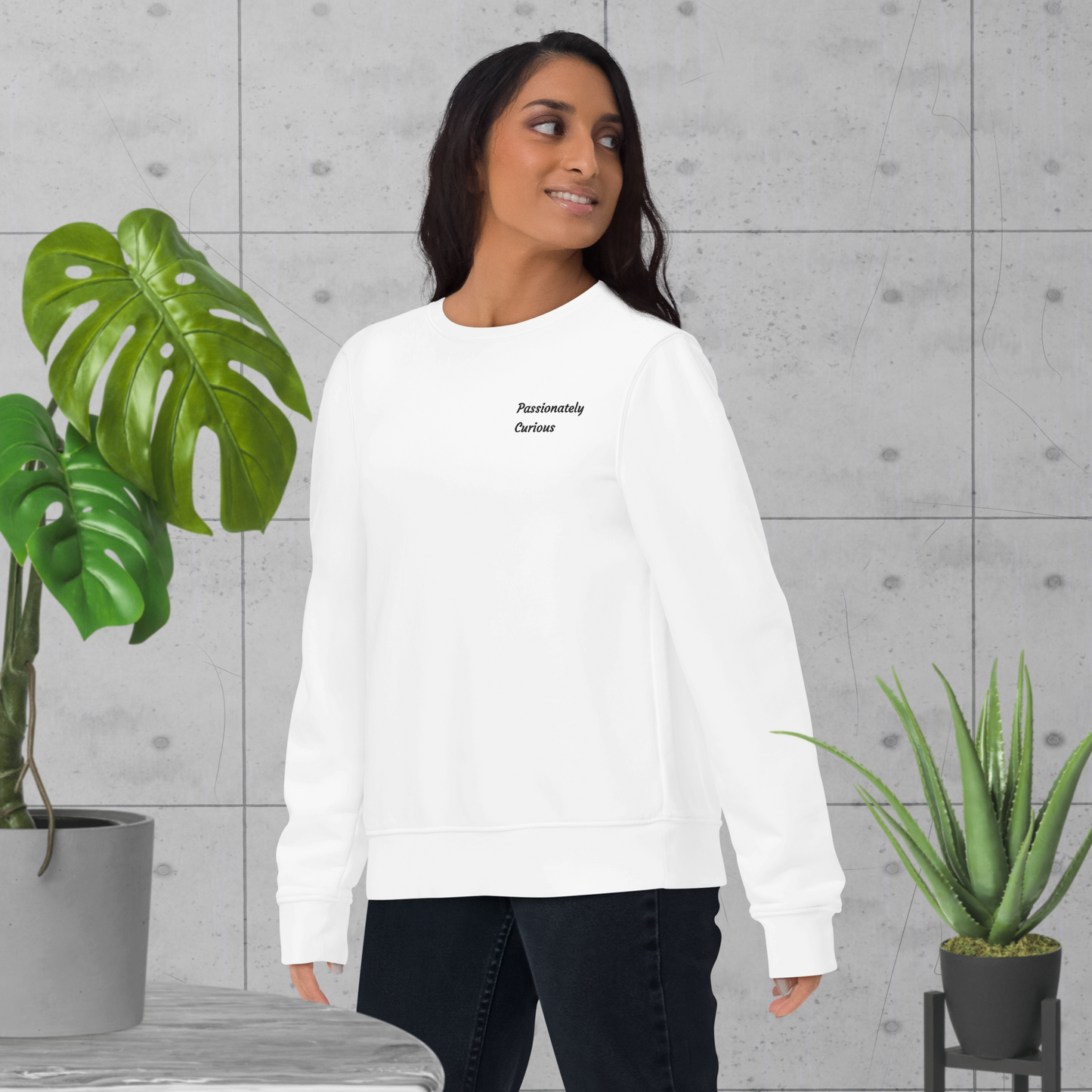 Passionately Curious | Unisex Eco Sweatshirt