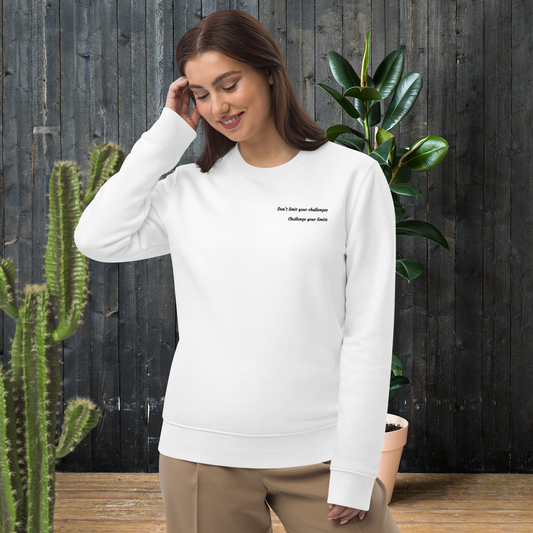 Challenge Your Limits | Unisex Eco Sweatshirt