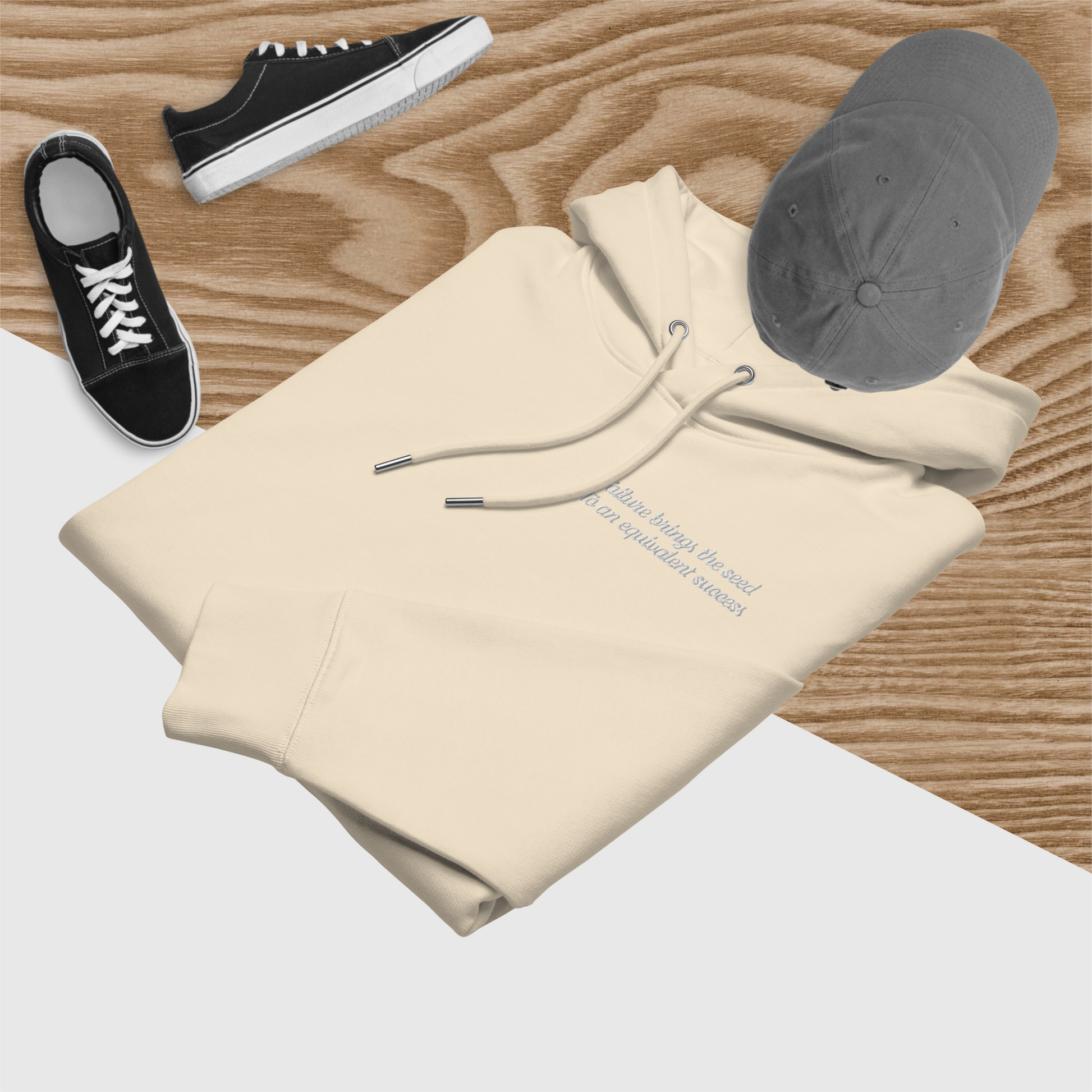 Unisex Motivational and Minimalist Eco Hoodie