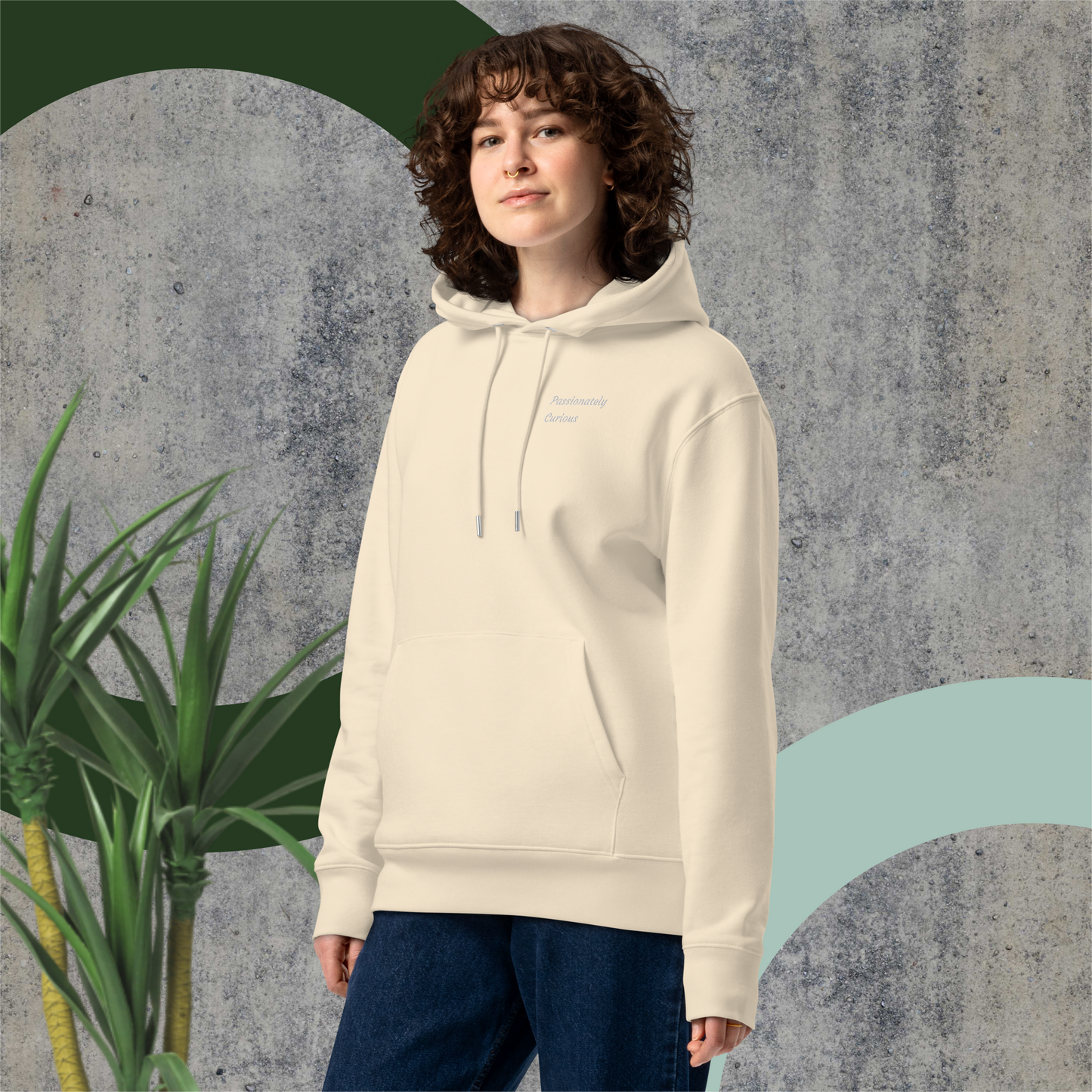 Unisex Motivational and Minimalist Eco Hoodie