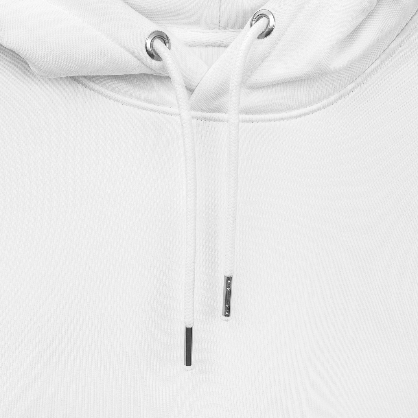 Unisex Motivational and Minimalist Eco Hoodie White