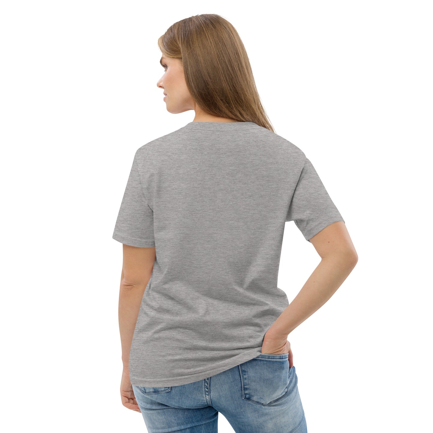 Organic Cotton Sustainable Grey T-shirt Motivational Minimalist