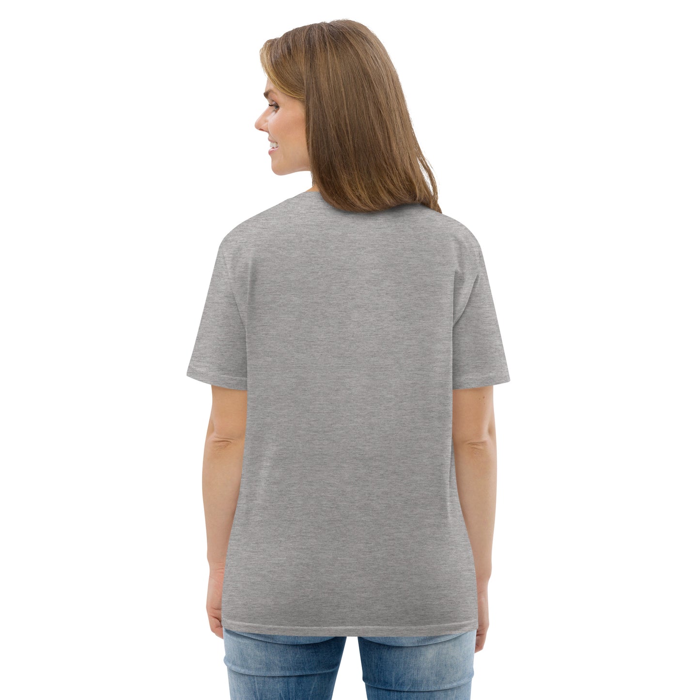 Organic Cotton Sustainable Grey T-shirt Motivational Minimalist