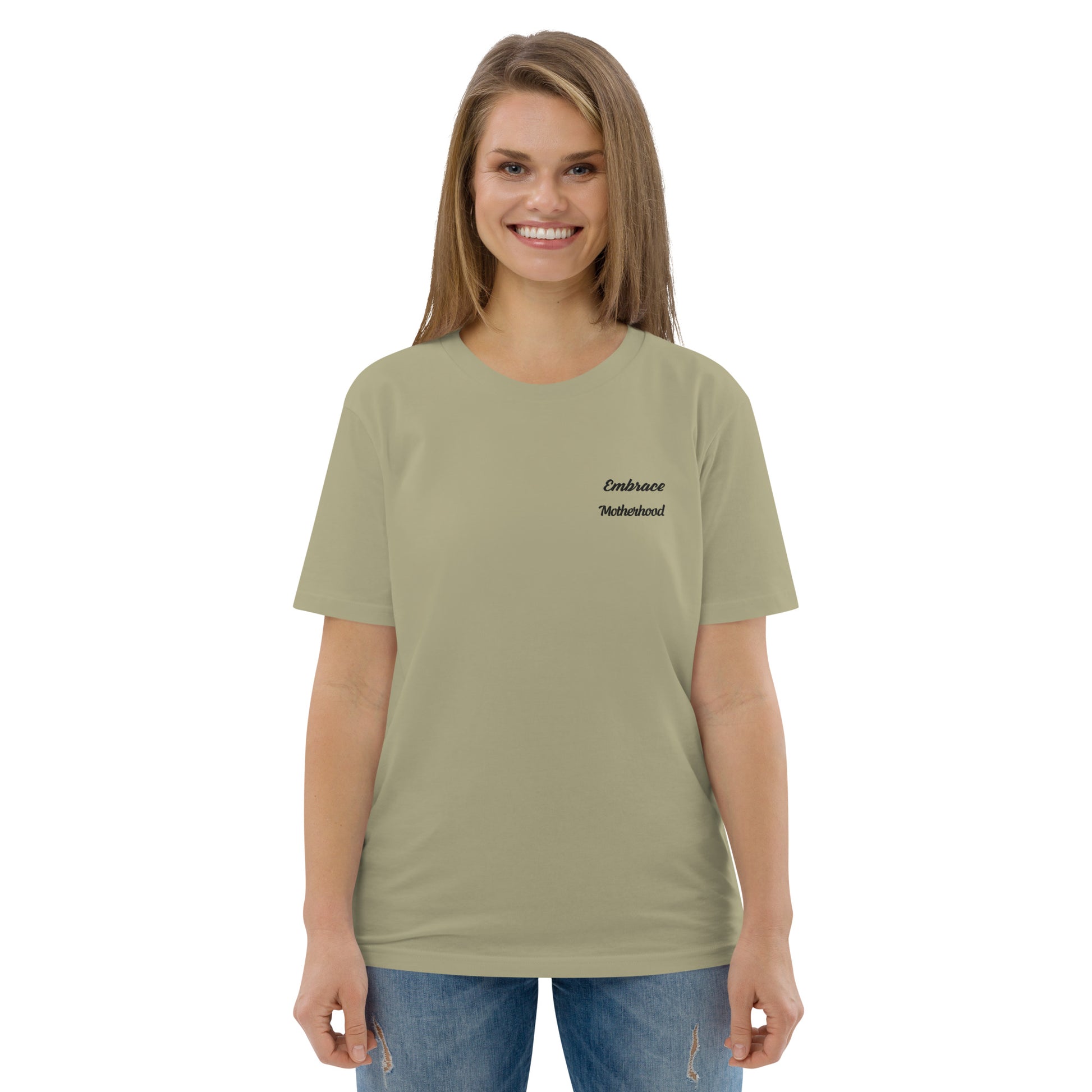 Organic Cotton Sustainable Sage T-shirt Motivational Minimalist